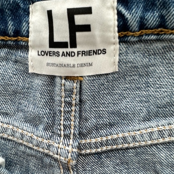 LOVERS + FRIENDS Ladies Women’s Size 24 Ryan Sustainable Jeans Los Angeles NWT - Picture 9 of 12